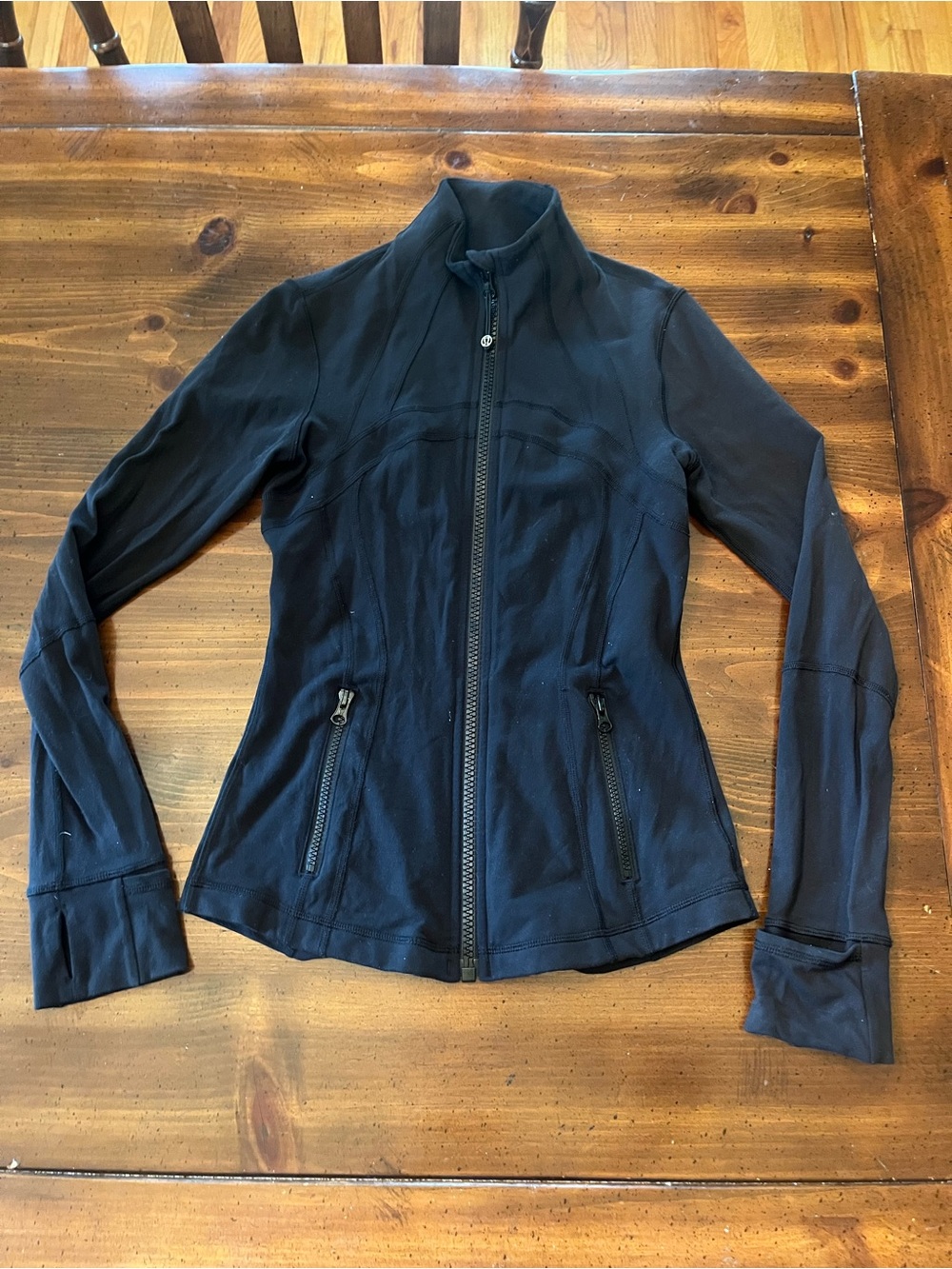 lululemon athletica black define full-zip jacket